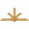 Ekena Millwork Redmond Rough Sawn Timber Gable Bracket, Western Red Cedar, 84"W x 38"H x 4"D x 6"F, 11/12 Pitch GBW084X38X0406RED00RWR - alternate 1